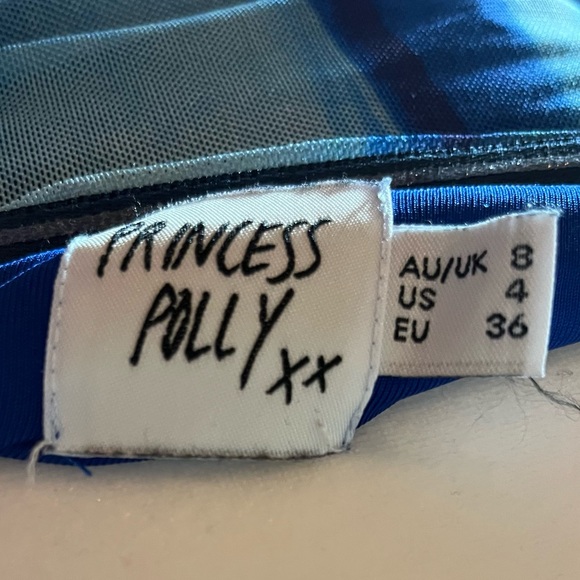 MICAH MINI DRESS BLUE - Picture 3 of 4